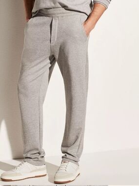 Mens Vince Double Knit Cozy Jogger Modal Sweatpants Navy Size XXL